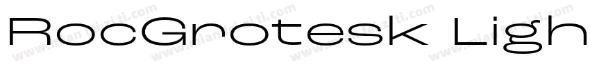 RocGrotesk Light字体转换